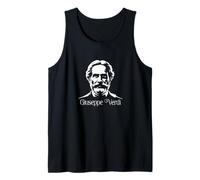 Giuseppe Verdi Composer Silhouette Classical music Opera Tank Top