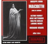 Giuseppe Verdi - Verdi - Macbeth (Cologne 1954 Kraus)