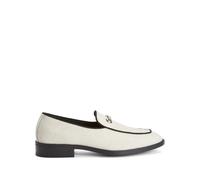 Giuseppe Zanotti Archibald snakeskin-effect leather loafers - White 40