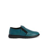 Giuseppe Zanotti snake-skin effect leather loafers - Blue 39