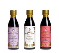 Giusti Bundle - Classic, Fig, and Raspberry Glaze with Balsamic Vinegar of Modena - 3x250ml