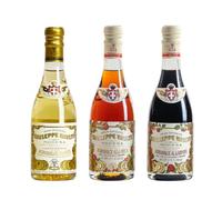 Giusti Bundle - White Condiment, Apple, and Raspberry Sweet-and-Sour Dressings - 3x250ml