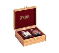 Giusti - Wooden Duo set - White Condiment & 3 Gold Medals Balsamic Vinegar of Modena - 2x250ml