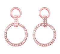 GIVA 925 Sterling Silver Rose Gold Shiny Drop Earrings | Drop Studs for Women & Girls | With Certificate of Authenticity and 925 Hallmark