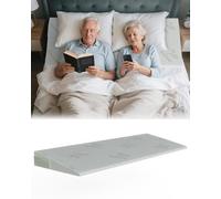 GIVANLEE Extra Wide Wedge Pillow for Acid Reflux Relief,Mattress Wedge,Inclined Mattress Elevator,Bed Wedge Pillow for Sleeping,Gerd Snoring,Post Surgery (5 inch Height, Queen)