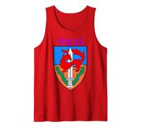 Givati Brigade Israeli Army Elite IDF Infantry Military Unit Tank Top, Men, Red, Medium