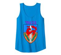 Givati Brigade Israeli Army Elite IDF Infantry Military Unit Tank Top, Women, Sapphire Blue, Medium