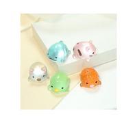 GIVBRO 10pcs Mini Resin Luminous Animals Miniature Figures Fairy Garden Landscapes Prank Game Aquariums Doll House Ornament (Random Color)