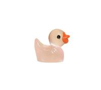 GIVBRO 50pcs Mini Resin Luminous Ducks Miniature Figures Glow-in-the-dark Tiny Ducks Fairy Garden Landscapes Prank Aquariums Doll House Ornament (#F)