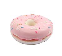GIVBRO 8cm Artificial Donuts Fake Bread Cake Simulation Food Model Lifelike Dessert for Painting Props Bakery Wedding Decoration Pink