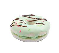 GIVBRO 8cm Artificial Donuts Fake Bread Cake Simulation Food Model Lifelike Dessert for Painting Props Bakery Wedding Decoration Green