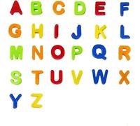 GIVBRO Alphabet Uppercase Letters Magnetic for Kids Learning, Education, Spelling Skills, Multicolour, 26pcs