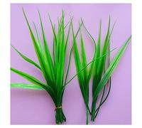 GIVBRO Artificial Flower Leaves Bulk Fake Aquatic Plants Leaves for Nylon Stocking Flower Making DIY Wedding Bouquet Center Decoration, 10 Pcs