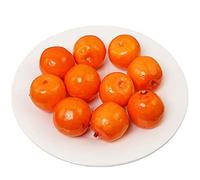 GIVBRO Artificial Fruits Mini Foam Orange Fake Simulation Food Model for Photography Props Home Kitchen Storefront Decor, 10 Pcs