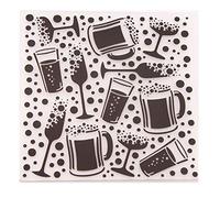 GIVBRO Beer Mug Embossing Folders Plastic Template Stencil Craft Dies for Card Making DIY Scrapbooking Album Decoration Party