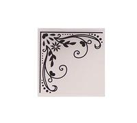 GIVBRO Corner Flower Embossing Folders Plastic Template Stencil Craft Dies for Card Making DIY Scrapbooking Album Decoration