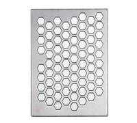GIVBRO Cutting Dies Metal Die Cut Honeycomb Background Embossing Tools Scrapbooking DIY Stencil Mould for Paper Craft Card Making