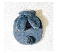 GIVBRO Hot Water Bottle with Rabbit Ears Plush Cover Gift for Birthday Christmas New Year 300ml (#B)
