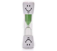 GIVBRO Kids Toothbrush Timer 3 Minutes Sand Timer for Brushing Children Teeth Smiley Hourglass Mini Sandglass, 1pc