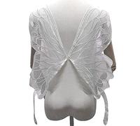 GIVBRO Lace Applique Butterfly Wings Collar Embroidered Patches Fabric Sewing Craft Wedding Bridal Dress Clothes DIY Costume 1 Pair