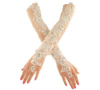 GIVBRO Lace Gloves Leaves Gloves Bridal Wedding Prom Evening Party Fancy Dress Opera Gloves Banquet Gloves for Women