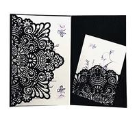 GIVBRO Wedding Invitation Cards Laser Cut Lace Invitations with Blank Paper Envelopes for Bridal Shower Engagement Anniversary 25 Pcs