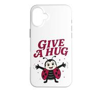 Give A Hug Ladybug Happy Funny Last Day Of School Summer Case for iPhone 16 Plus
