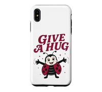 Give A Hug Ladybug Happy Funny Last Day Of School Summer Case for iPhone XS Max