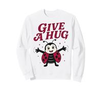 Give A Hug Ladybug Happy Funny Last Day Of School Summer Sweatshirt