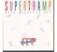 GIVE A LITTLE BIT 7 INCH (7" VINYL 45) UK ISSUE PRESSED IN FRANCE A&M 1990