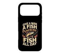 Give a Man a Fish or Just Let Him Fish All Day Angler Case for iPhone 17 Pro Max