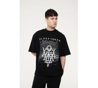 Give Band Logo Limited Edition 999 Only Oversized Boxy T Shirt Sleep Token Black L