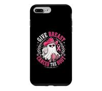 Give Breast Cancer the Boot Cowgirl Ghost Pink Western Hat Case for iPhone 7 Plus/8 Plus