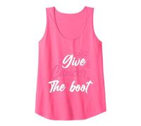 Give Cancer The Boot | Breast Cancer Tank Top