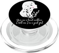 Give Me a Hand Necklace and Tell Me Im a Good Girl Smut Book PopSockets PopGrip for MagSafe