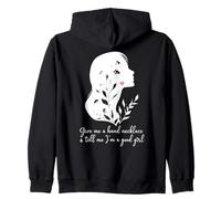 Give Me a Hand Necklace and Tell Me Im a Good Girl Smut Book Zip Hoodie