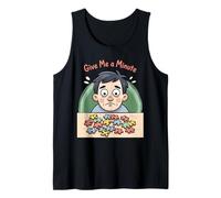 Give Me a Minute Stressed Puzzle Solver Jigsaw Tank Top