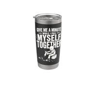 Give Me A Minute While I Pull Myself Together Amputee Funny Stainless Steel Insulated Tumbler