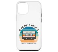 Give Me A Pencil Funny Gen X Cassette Mixtape Tape Gift Case for iPhone 12/12 Pro