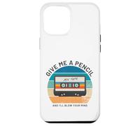 Give Me A Pencil Funny Gen X Cassette Mixtape Tape Gift Case for iPhone 12 Pro Max