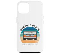 Give Me A Pencil Funny Gen X Cassette Mixtape Tape Gift Case for iPhone 13