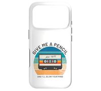 Give Me A Pencil Funny Gen X Cassette Mixtape Tape Gift Case for iPhone 17 Pro