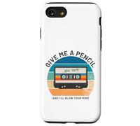 Give Me A Pencil Funny Gen X Cassette Mixtape Tape Gift Case for iPhone SE (2020) / 7/8