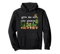 Give me all the plants. | Crazy Plant Lady Monstera Mom Gift Pullover Hoodie