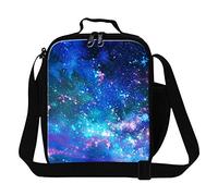GIVE ME BAG Generic Galaxy Printed Lunch Bags for Kids Insulated Lunch Box Cooler for Adult