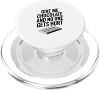 Give Me Chocolate And No One Gets Hurt PopSockets PopGrip for MagSafe