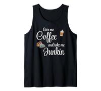 Give Me Coffee and Take Me Junkin Truck Thrift Antique Fun Tank Top