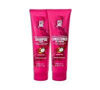 Give Me Cosmetics Argan Oil & Coconut Shampoo and Conditioner Set, Dry Hair | Provitamin B5 and macadamia oil boost elasticity and shine on thick, coarse or coloured hair. Paraben free. Contains nuts.