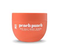 Give Me Cosmetics Peach Punch Sea Salt Body Scrub, Exfoliating, Removes Dull, Dead Skin Cells, with Niacinamide, Coconut Oil and Jojoba Oil, Vegan Friendly & Paraben Free