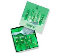 Give Me Full Hair Care Essentials Gift Set - Aloe Vera & Coconut Oil in Green | Size: 6